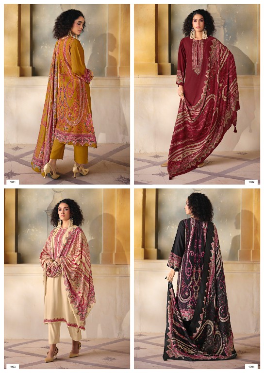 RANG FASHION GUL WHOLESALE PURE PASHMINA WINTER COLLECTION UNSTITCH SALWAR SUITS EXPORTER