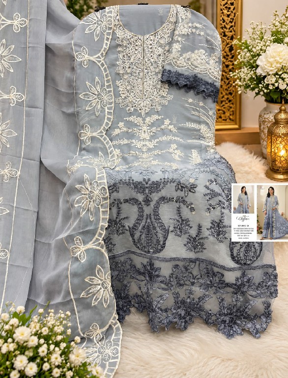 SHREE FABS D.NO 5652 WHOLESALE HEAVY CHIFFON PAKISTANI POPULAR DESIGN UNSTITCH SALWAR SUITS EXPORTER