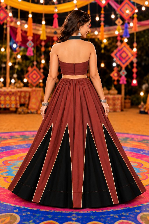 PAYAL CREATION D.NO SIYA-24MOM WHOLESALE READYMADE ROMAN SILK MIRROR WORK NAVRATRI LEHENGA CHOLI FOR WOMEN ONLINE