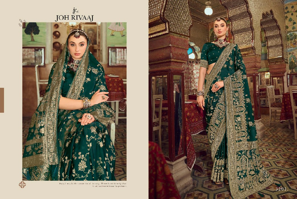 JOH RIVAAJ JERICA WHOLESALE SILK FESTIVE WEAR INDIAN SAREES FOR WOMEN ONLINE