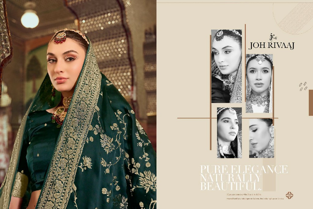 JOH RIVAAJ JERICA WHOLESALE SILK FESTIVE WEAR INDIAN SAREES FOR WOMEN ONLINE