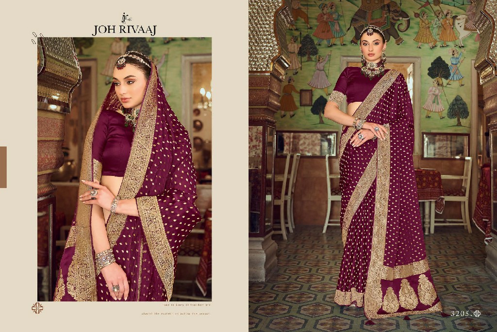 JOH RIVAAJ JERICA WHOLESALE SILK FESTIVE WEAR INDIAN SAREES FOR WOMEN ONLINE