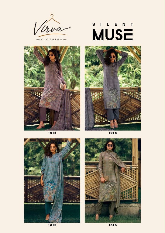 VIRVA SILENT MUSE WHOLESALE VISCOSE PASHMINA WINTER SPECIAL UNSTITCH SALWAR SUITS SUPPLIER