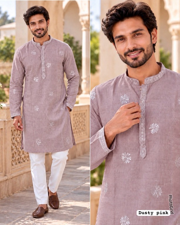 TEXTILEDEAL GRAND UTSAV 5.0 WHOLESALE READYMADE PREMIUM LINEN ETHNIC WEAR KURTA PYJAMA FOR MEN ONLINE