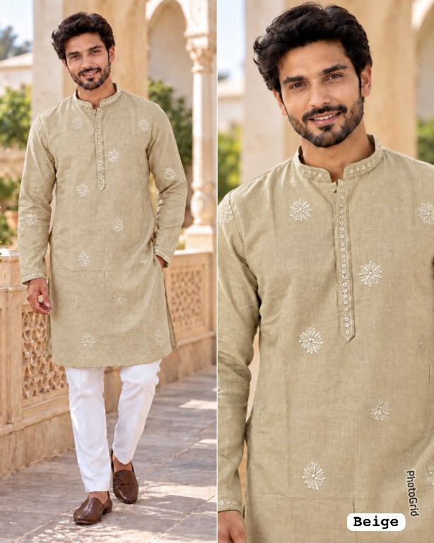 TEXTILEDEAL GRAND UTSAV 5.0 WHOLESALE READYMADE PREMIUM LINEN ETHNIC WEAR KURTA PYJAMA FOR MEN ONLINE