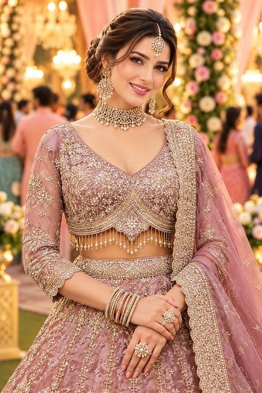 MRUDANGI KAVERI WHOLESALE REAL SALSA FULL HEAVY BEADS WORK PARTY WEAR LEHENGA CHOLI FOR EXPORT