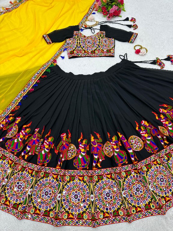 SP SERIES SP-24 WHOLESALE FAUX GEORGETTE TRADITIONAL NAVRATRI CHANIYA CHOLI FOR EXPORT