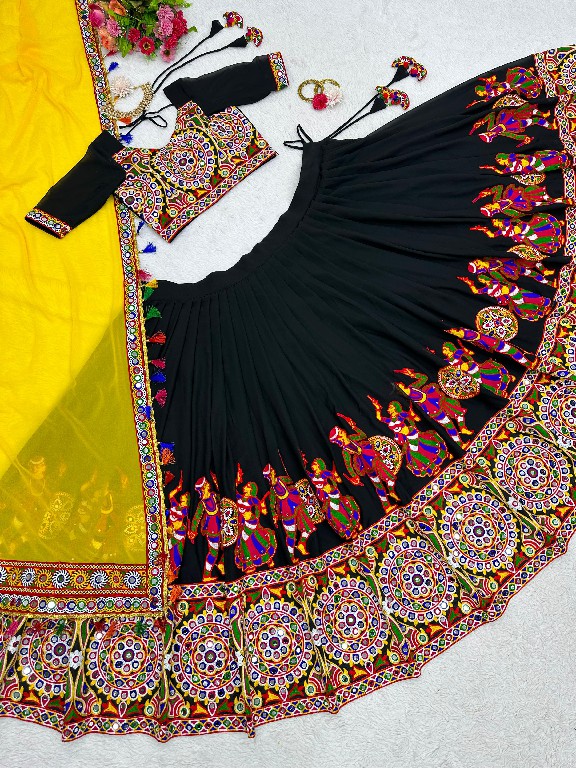SP SERIES SP-24 WHOLESALE FAUX GEORGETTE TRADITIONAL NAVRATRI CHANIYA CHOLI FOR EXPORT