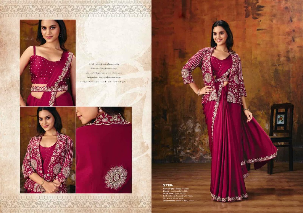MAHOTSAV MOHMANTHAN-ROYAL GUL 27100 WHOLESALE READY TO WEAR PARTY WEAR SAREES FOR WOMEN ONLINE