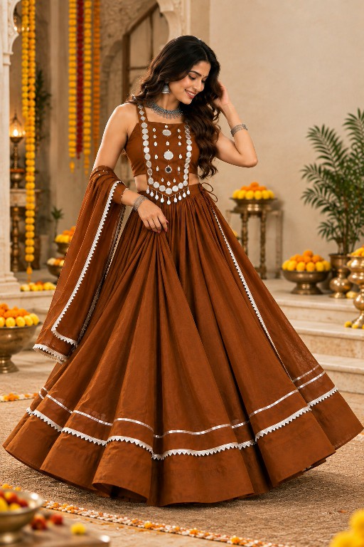PAYAL CREATION SIYA-28MOM WHOLESALE READYMADE ROMAN SILK MIRROR WORK NAVRATRI LEHENGA CHOLI FOR EXPORT