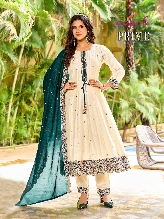 AANCHI PRIME WHOLESALE READYMADE VICHITRA SILK LATEST FASHION 3 PCS SUITS EXPORTER