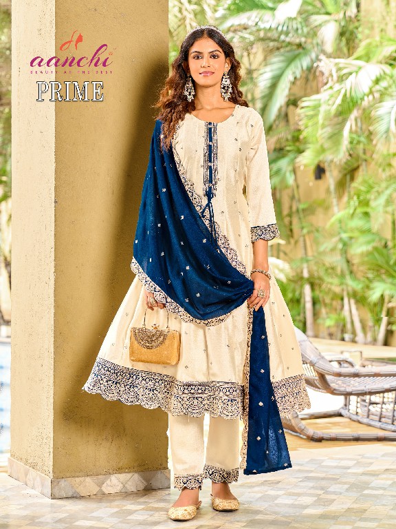 AANCHI PRIME WHOLESALE READYMADE VICHITRA SILK LATEST FASHION 3 PCS SUITS EXPORTER