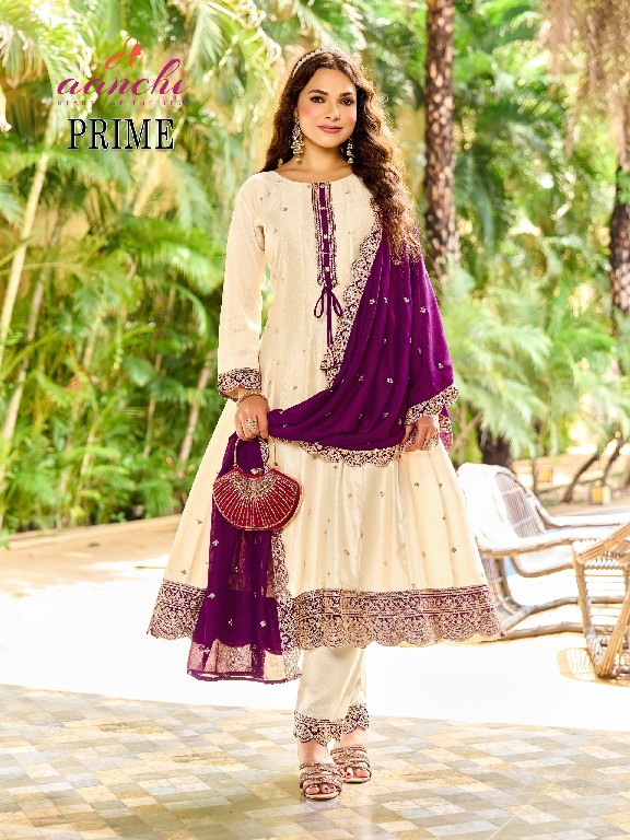 AANCHI PRIME WHOLESALE READYMADE VICHITRA SILK LATEST FASHION 3 PCS SUITS EXPORTER