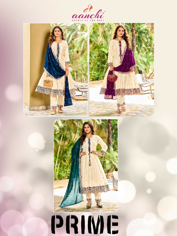 AANCHI PRIME WHOLESALE READYMADE VICHITRA SILK LATEST FASHION 3 PCS SUITS EXPORTER