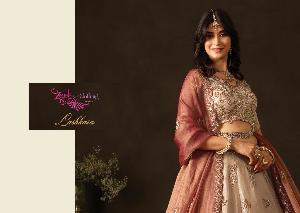 ZEEL CLOTHING LASHKARA WHOLESALE FENDY SILK BEAUTIFUL WORK LEHENGA CHOLI FOR EVERY OCCASION EXPORTER