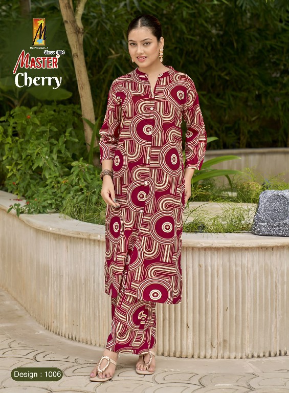 MASTER CHERRY WHOLESALE READYMADE RAYON PRINTED CASUAL WEAR CORD SET FOR EXPORT