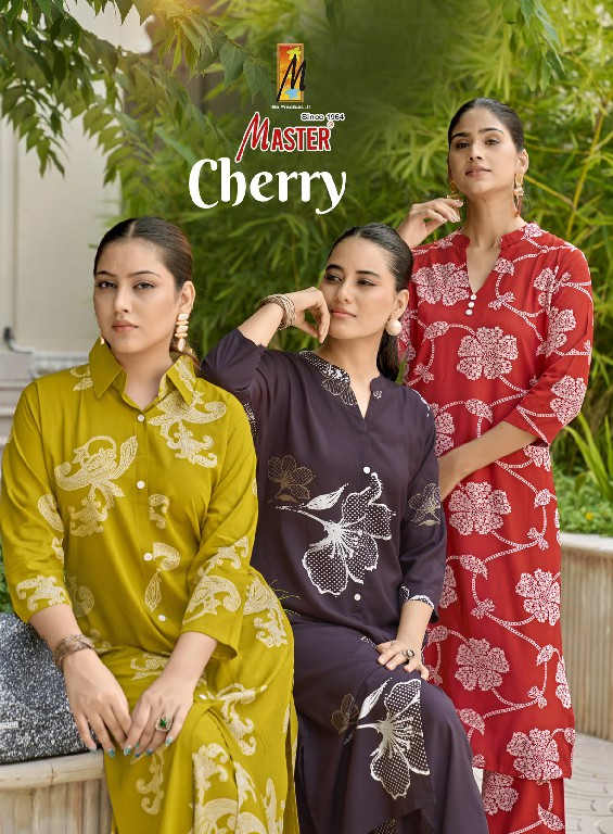 MASTER CHERRY WHOLESALE READYMADE RAYON PRINTED CASUAL WEAR CORD SET FOR EXPORT