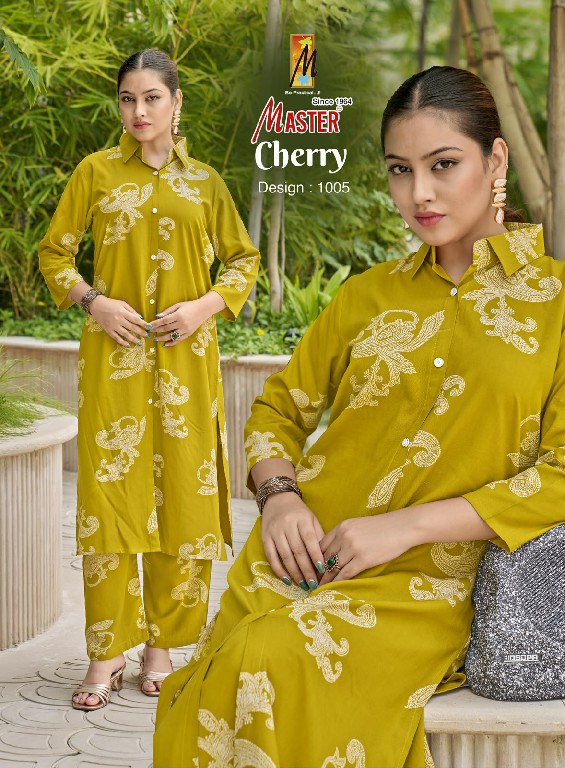 MASTER CHERRY WHOLESALE READYMADE RAYON PRINTED CASUAL WEAR CORD SET FOR EXPORT