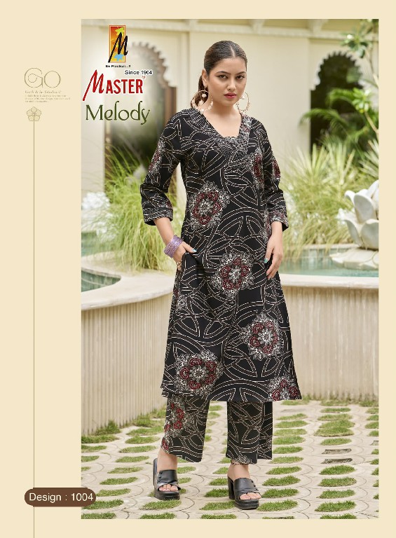 MASTER MELODY WHOLESALE READYMADE RAYON PRINTED TRENDY STYLISH CORD SET FOR EXPORT