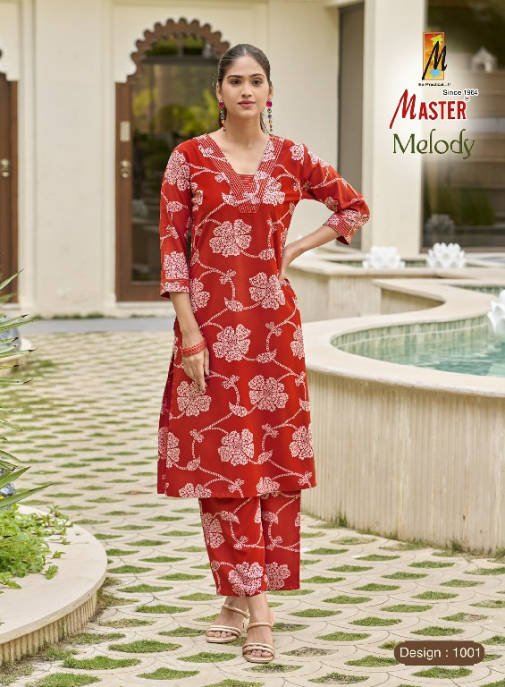 MASTER MELODY WHOLESALE READYMADE RAYON PRINTED TRENDY STYLISH CORD SET FOR EXPORT
