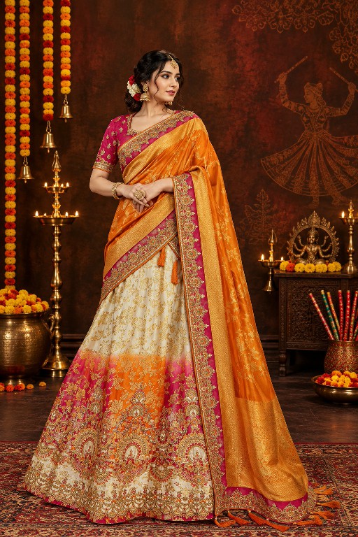 SL FESTIVAL LEHENGA COLLECTION WHOLESALE FANCY SILK BEAUTIFUL LEHENGA CHOLI FOR EVERY OCCASION EXPORTER