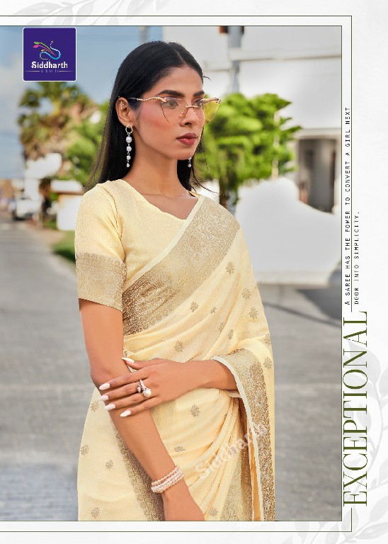 SIDDHARTH SILK MILLS KIYARA SILK WHOLESALE SOFT BANARAS SILK ELEGANCE INDIAN SAREES FOR WOMEN SUPPLIER