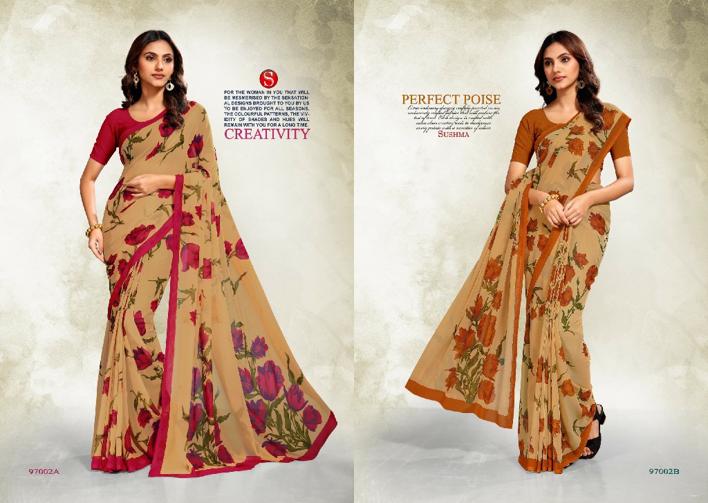 SUSHMA CRAZE CLASS WHOLESALE CRAZE PRINTED DAILY WEAR INDIAN SAREES FOR WOMEN ONLINE