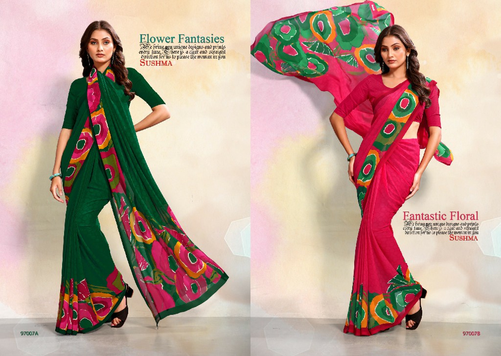 SUSHMA CRAZE CLASS WHOLESALE CRAZE PRINTED DAILY WEAR INDIAN SAREES FOR WOMEN ONLINE