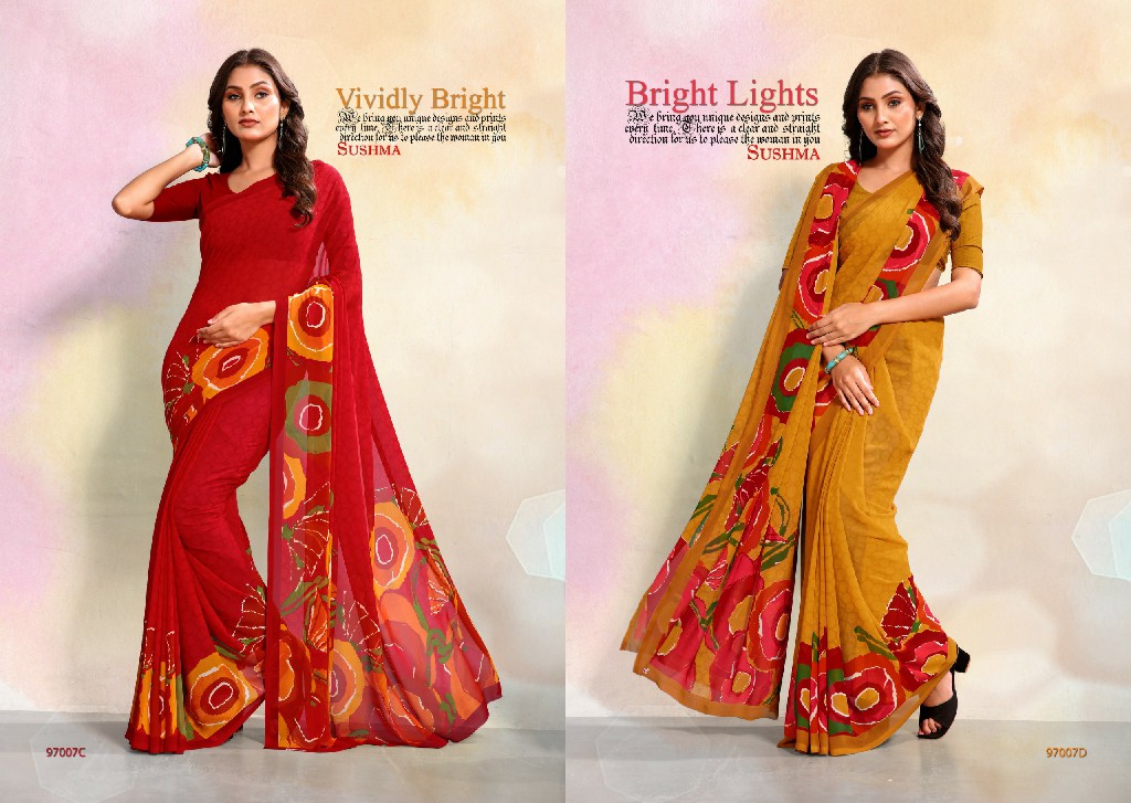 SUSHMA CRAZE CLASS WHOLESALE CRAZE PRINTED DAILY WEAR INDIAN SAREES FOR WOMEN ONLINE
