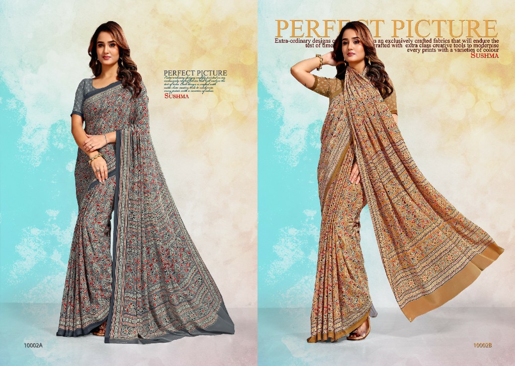 SUSHMA LADY BIRD WHOLESALE PRINTED CASUAL WEAR INDIAN SAREES FOR WOMEN EXPORTER