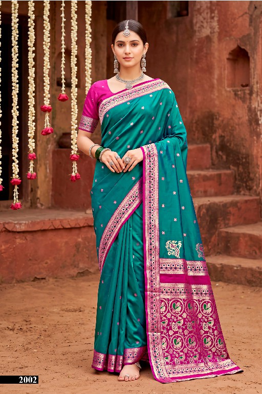 SAROJ USHA SILK VOL 2 WHOLESALE PURE SILK ETHNIC WEAR INDIAN SAREES FOR WOMEN SUPPLIER