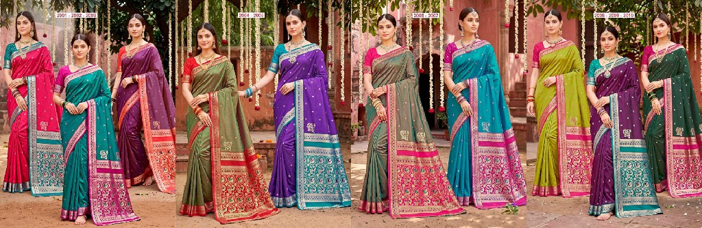 SAROJ USHA SILK VOL 2 WHOLESALE PURE SILK ETHNIC WEAR INDIAN SAREES FOR WOMEN SUPPLIER
