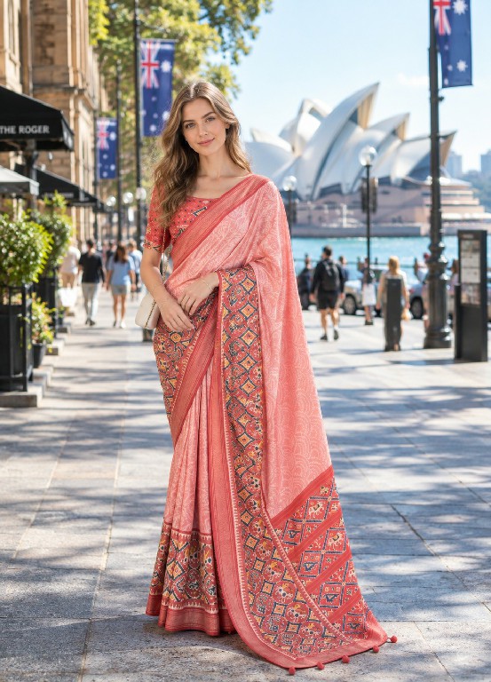 SL LUXURY VOL 1 WHOLESALE SOFT ART SILK PRINTED ELEGANT STYLISH SAREES FOR WOMEN EXPORTER