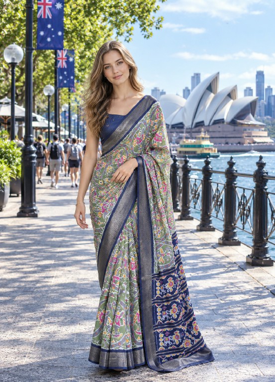 SL LUXURY VOL 1 WHOLESALE SOFT ART SILK PRINTED ELEGANT STYLISH SAREES FOR WOMEN EXPORTER