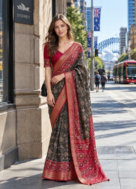 SL LUXURY VOL 1 WHOLESALE SOFT ART SILK PRINTED ELEGANT STYLISH SAREES FOR WOMEN EXPORTER