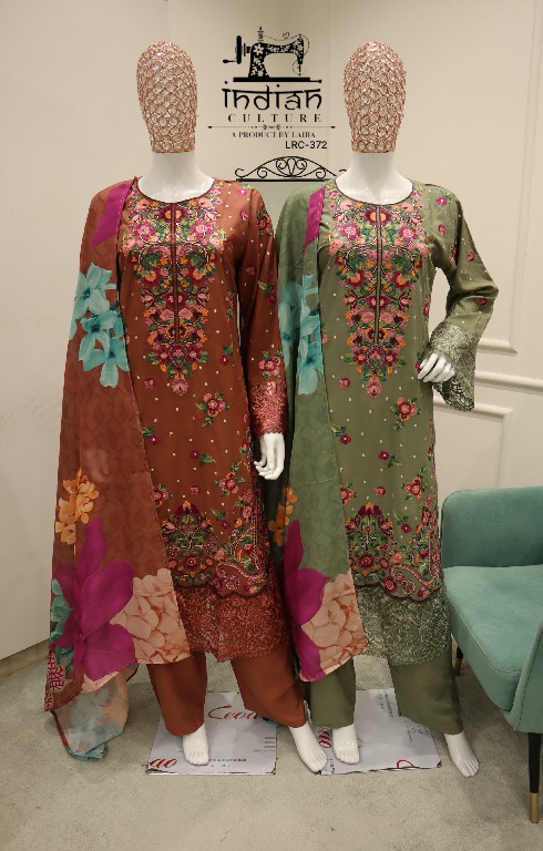 INDIAN CLUTURE D.NO LRC-372 WHOLESALE READYMADE PURE COTTON SLUB TRENDY PAKISTANI 3 PCS SUITS SUPPLIER