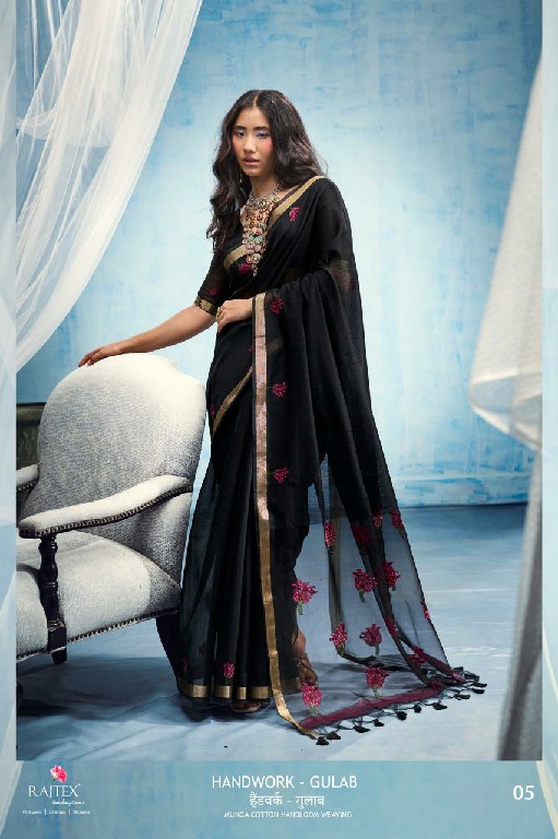 RAJTEX HANDWORK-GULAB WHOLESALE PURE MUNGA COTTON HANDLOOM WEAVING BEAUTIFUL INDIAN SAREES FOR WOMEN ONLINE