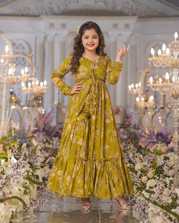 LUCAYA KIDS VOL 4 WHOLESALE READYMADE AIRTEX CHINON ATTRACTIVE SHRUG STYLE INDO WESTERN SUITS FOR KIDS ONLINE