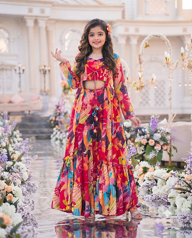 LUCAYA KIDS VOL 4 WHOLESALE READYMADE AIRTEX CHINON ATTRACTIVE SHRUG STYLE INDO WESTERN SUITS FOR KIDS ONLINE