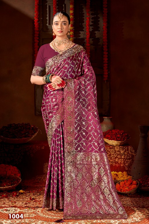 SAROJ MANOHARI SATIN SAROSKI VOL 1 WHOLESALE PURE SATIN SILK FESTIVE WEAR INDIAN SAREES FOR WOMEN ONLINE