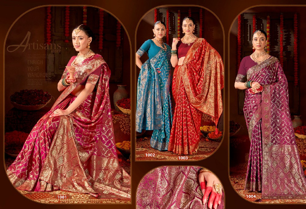 SAROJ MANOHARI SATIN SAROSKI VOL 1 WHOLESALE PURE SATIN SILK FESTIVE WEAR INDIAN SAREES FOR WOMEN ONLINE