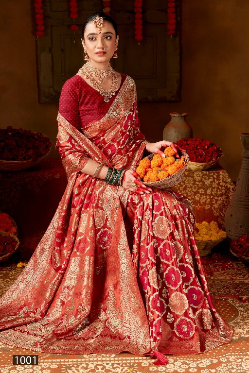 SAROJ MANOHARI SATIN SAROSKI VOL 4 WHOLESALE PURE SATIN SILK OCCASION WEAR INDIAN SAREES FOR WOMEN SUPPLIER