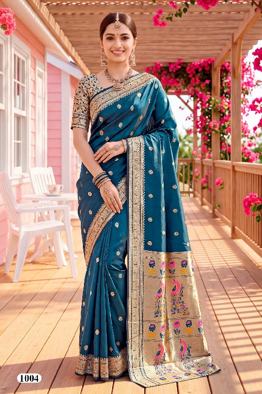 SAROJ VARAHI SILK VOL 1 WHOLESALE PURE SILK STUNNING LOOK INDIAN SAREES FOR WOMEN SUPPLIER