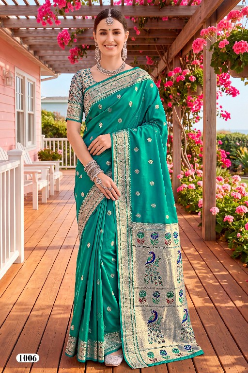 SAROJ VARAHI SILK VOL 1 WHOLESALE PURE SILK STUNNING LOOK INDIAN SAREES FOR WOMEN SUPPLIER