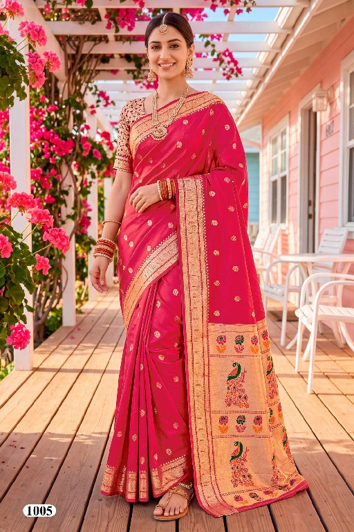 SAROJ VARAHI SILK VOL 1 WHOLESALE PURE SILK STUNNING LOOK INDIAN SAREES FOR WOMEN SUPPLIER