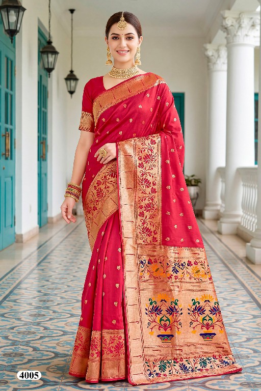 SAROJ VARAHI SILK VOL 4 WHOLESALE PURE SILK ETHNIC WEAR INDIAN SAREES FOR WOMEN SUPPLIER