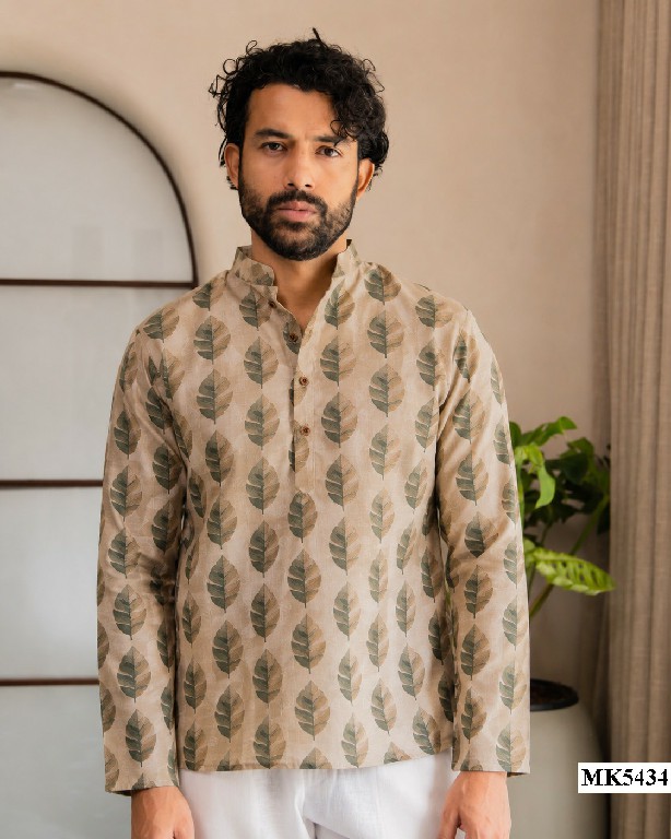 MAHOTSAV MENS SHORT KURTA VOL 5 WHOLESALE READYMADE LINEN FESTIVE WEAR SHORT KURTA FOR MENS ONLINE