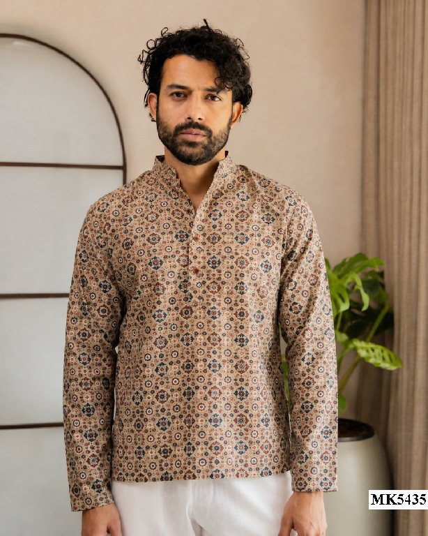 MAHOTSAV MENS SHORT KURTA VOL 5 WHOLESALE READYMADE LINEN FESTIVE WEAR SHORT KURTA FOR MENS ONLINE