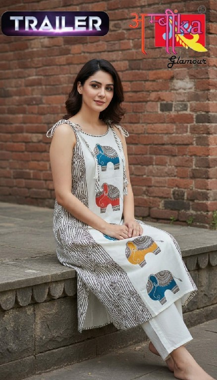 AMBIKA TRAILER WHOLESALE READYMADE VERICAN MODERN STYLISH COMBO KURTIS FOR WOMEN ONLINE