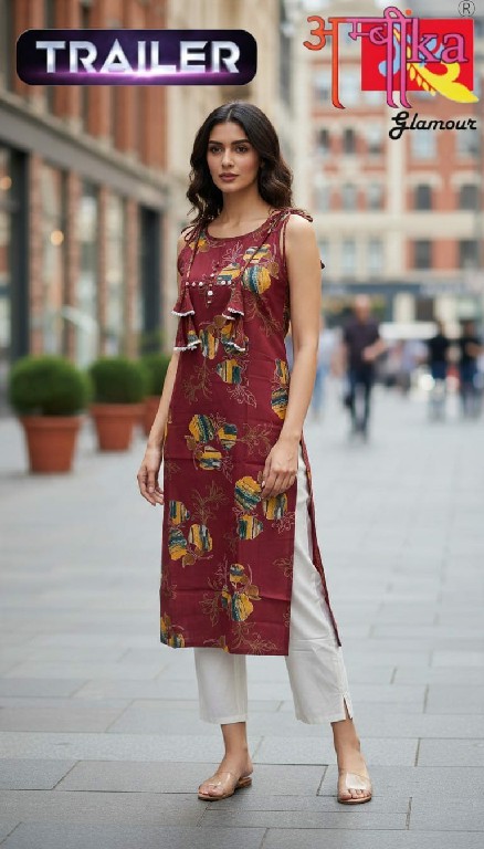 AMBIKA TRAILER WHOLESALE READYMADE VERICAN MODERN STYLISH COMBO KURTIS FOR WOMEN ONLINE